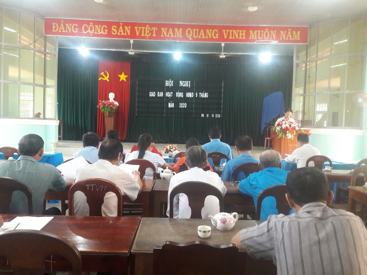 HĐND xã Phước Ninh tổ chức hội nghị giao ban 09 tháng năm 2020